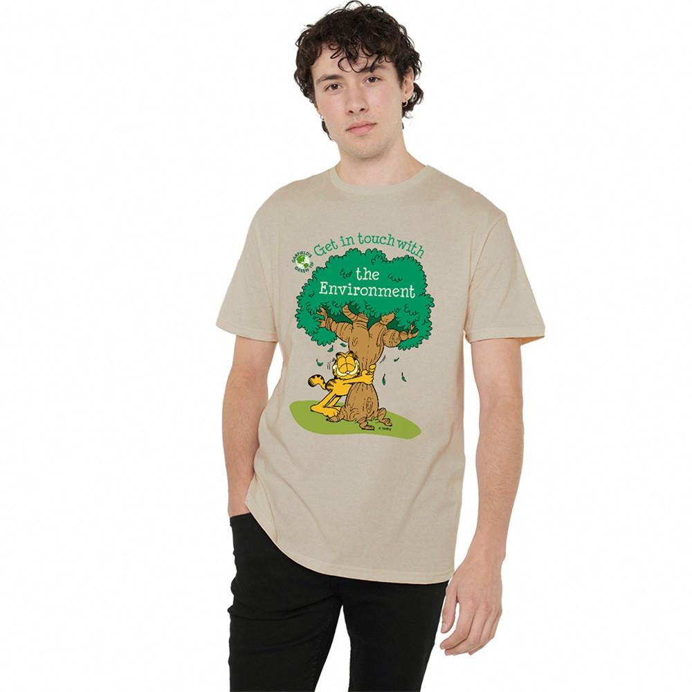 Garfield Get In Touch T-Shirt S-2XL Sand XXXL
