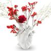 Anatomical Heart Shape Flower Vase Nordic Style Pot Dried Sculpture Desktop Plant for Home Decor Ornament Gifts