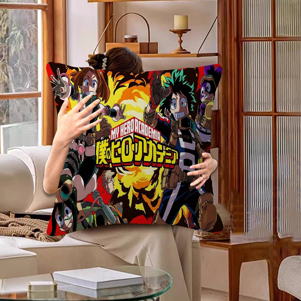 My AnimeHero A-Academia Personalized Pillow Cover Kids Bedroom Wild Party Decor Pillowcase kid Birthday shower Gift