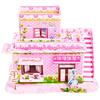Kids 3D Stereo Puzzle Cartoon House Castle Building Model DIY Handmade Early Learning Educational Toys Gift for Children