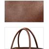 Oily Wax Leather Handbag Niche High-end Commuter Shoulderbag Female Large-capacity Messenger Bag