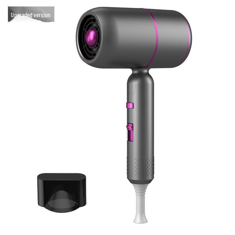 Foldable High-Power Hair Dryer with Hot/Cold Options and Blue Light for Home and Salon Use