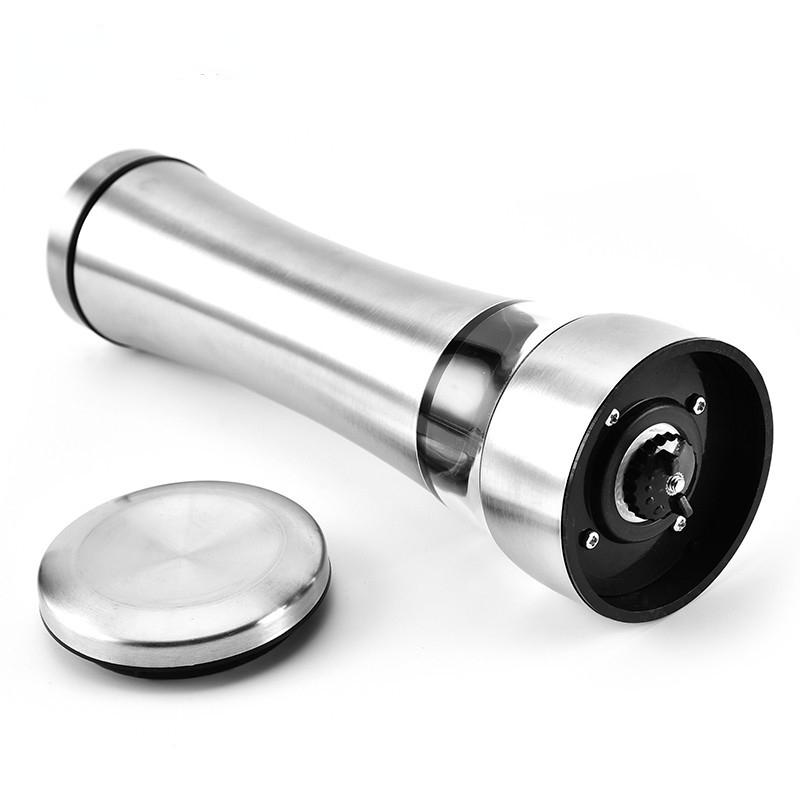1pc Stainless Steel Manual Pepper Grinder Grinding Ceramic Core Pepper Grinder Multi-purpose Seasoning Pot