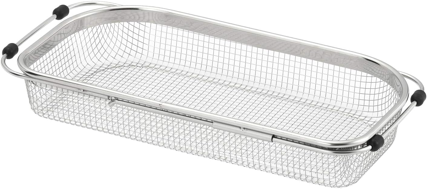 

Yoshikawa Sliding Sink End Basket (Medium Depth), ShapeLine, Made in Japan, Gift Wrapping Available, SP1260