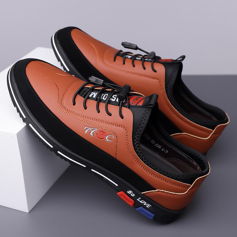 

Men s Casual Leather Shoes 2025New Business Dress Shoes Comfort Slip on Driving Shoes for Men Luxury Loafers Big Size47 Moccasin 38 темно-коричневого