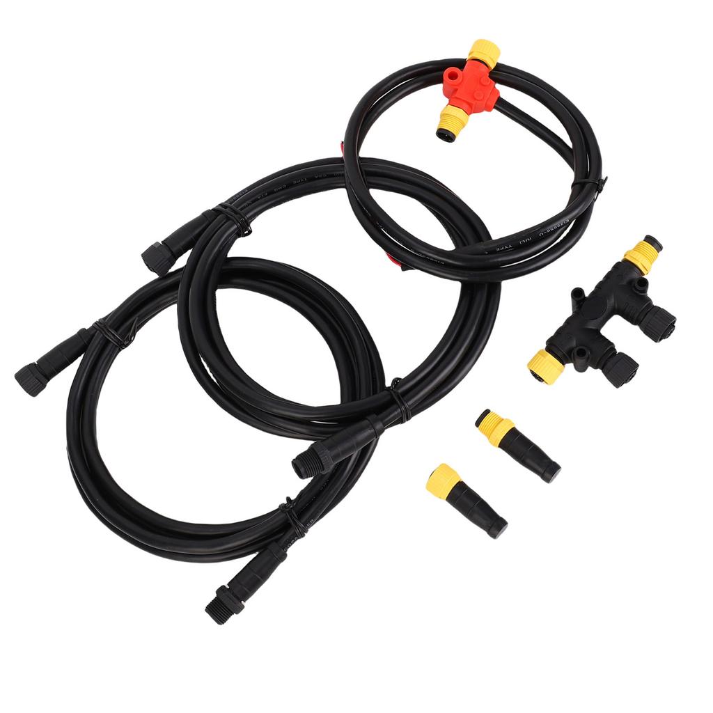NMEA 2000 Starter Kit Fit for Lowrance Marine Grade Backbone Cables Drop Cables Tees Terminators M12 5pin 2K Network