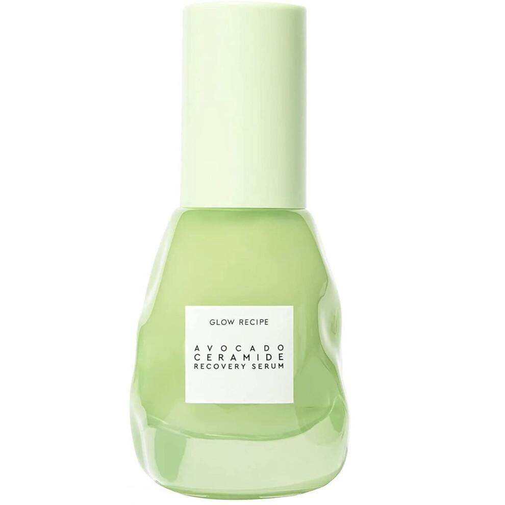 Glhrezept Avocado Ceramid Serum - Feuchtigkeitsgesichtserum fr Frauen & Mnner - Rtung Rtung Trockener Haut- und Hautbarriere Reparatur - Lei