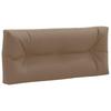 Pallet Backrest Cushion VIANEN 100percent Polyester Taupe