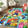 1Pc Mario Bros Adventure Rug Office Carpet Indoor Outdoor Doormat Nonslip Soft Comfortable Living Christmas Halloween Xmas Gift D92426