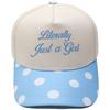 Literally Just a Girl Embroidery Color Matching Truck Driver Hat Fun Shade Daddy Hat