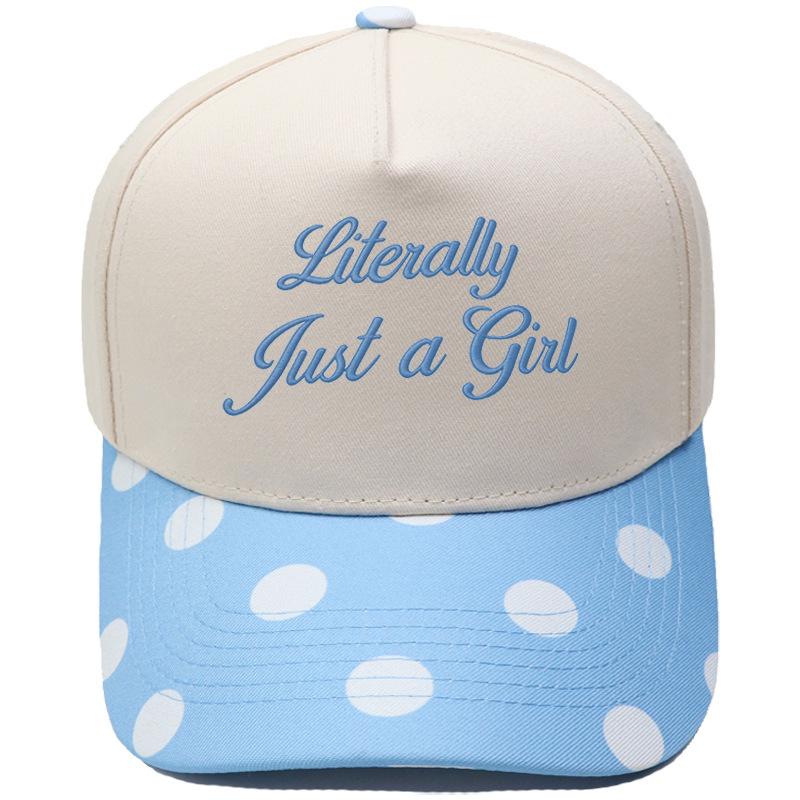 Literally Just a Girl Embroidery Color Matching Truck Driver Hat Fun Shade Daddy Hat
