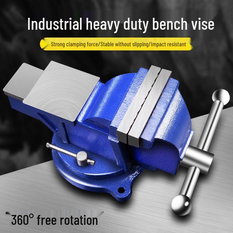 Industrial Heavy Duty 6-Inch Multifunctional Table Vise for Woodworking and Household Use