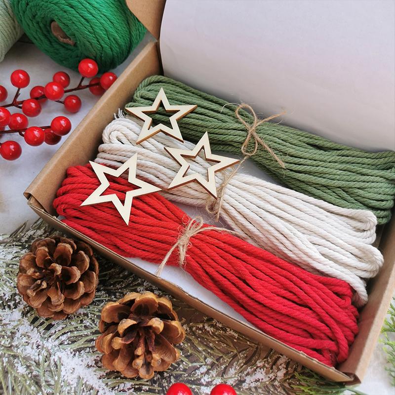 3pc/box Craft Gift Set Perfect for Family And Friends Red Green White Handmade Multiple Options Available