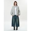 Louvre Spring Retro Stand Collar Zip Sweatshirt - Soft Loose Jacket for Women