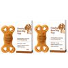 Dog Chew Toys Puppy Teething Bone for Biting Training Wood Composite Material Safe Reusable Pet Chewing Toy for Boredom