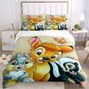 3pcs Bambi Thumper & Miss Bunny Bedding Set Includes Quilt Cover and Pillowcases, Suitable for All Seasons S006