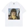 Funny Smoking Cat On Plane Graphic T Shirts High Quality Fashion Oversized TShirts Unisex Unisex Casual Cotton Short Sleeve TShirt