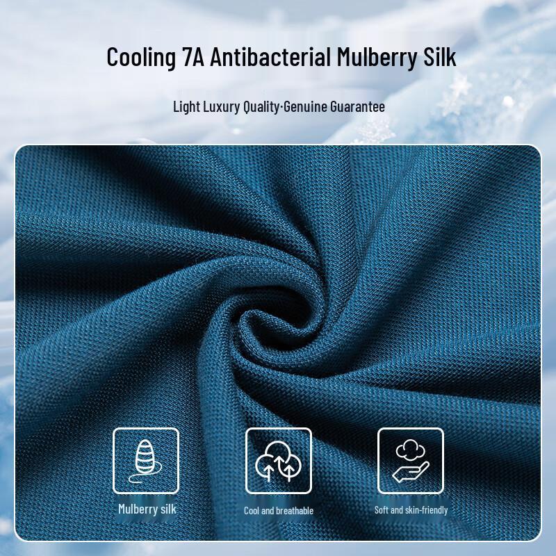 MONTAGUT Men's Cooling Antibacterial Mercerized Polo Shirt