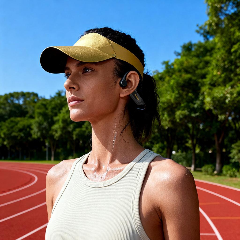 U22 Bluetooth Wireless Bone Conduction Headphones - Black