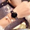 Women Fashion Concise Watch  Dial Quartz Clock Wristwatch with Leather Strap