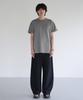 Jikeulib Linen-Like Elastic Waist One Pintuck Wide Pants 2 Colors