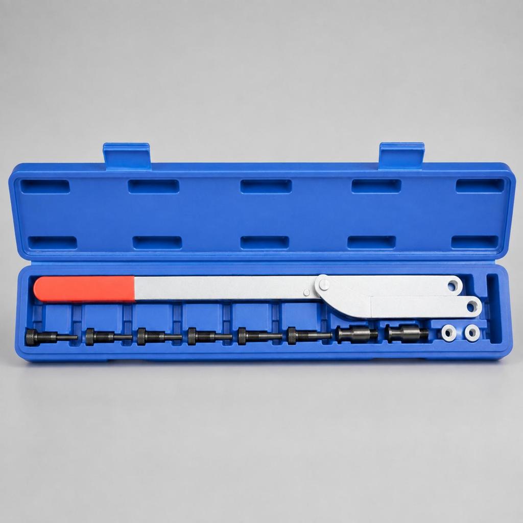 11 Pieces Pulley Support Wrench with Storage Case High-Strength for Workshop