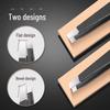 Universal Men's Eyebrow & Beard Tweezers Set with Razor & Leather Case
