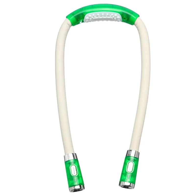 LED Neck Night Light Flexible Knitting Crocheting Book Light Handsfree Reading Lamp Indoor Lighting 4 Colors Battery Operated