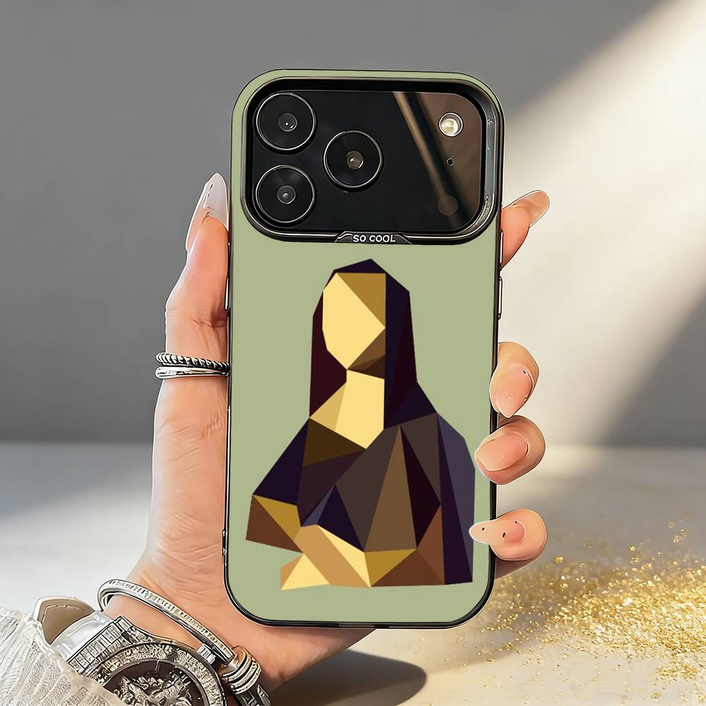 P-Picasso A-Abstract A-Art P-Painting Phone Case For iPhone17 16 15 14 13 12Pro Max Grey Black Matte Laser Metallic Aurora Funda