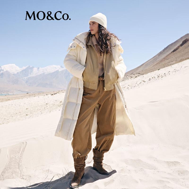 

MO&Co. Women s Hooded Goose Down Puffer Jacket XS/155