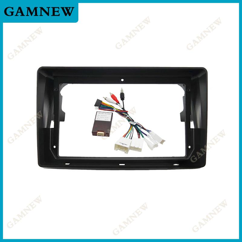 9 Inch Car Frame Fascia Adapter Canbus Box Decoder Android Radio Dash Fitting Panel Kit For Toyota Sienna 2004-2010