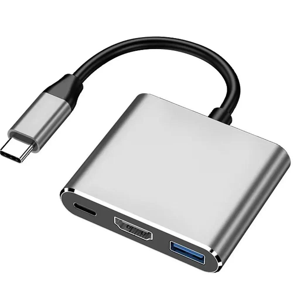

4K TYPE C to HDMI-Compatible Adapter USB3.1/3.0 Hub Type C Charging Converter for Samsung S23 Ultra Huawei Xiaomi Laptop Macbook