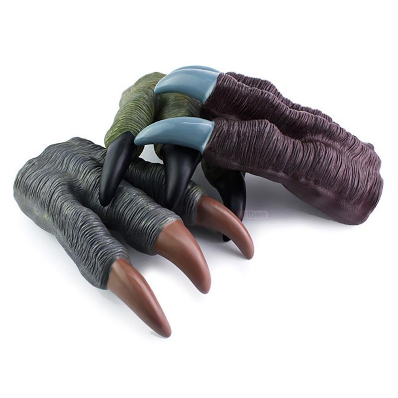 Jurassic Paw Gloves Model Toy Tyrannosaurus Rex Puppet Simulation Rubber Prop