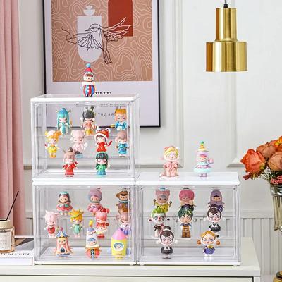 Clear Acrylic Display Case Jewelry Sorting Box Blind Box Storage Box Display Storage Box Acrylic Doll Display Box for Car Model