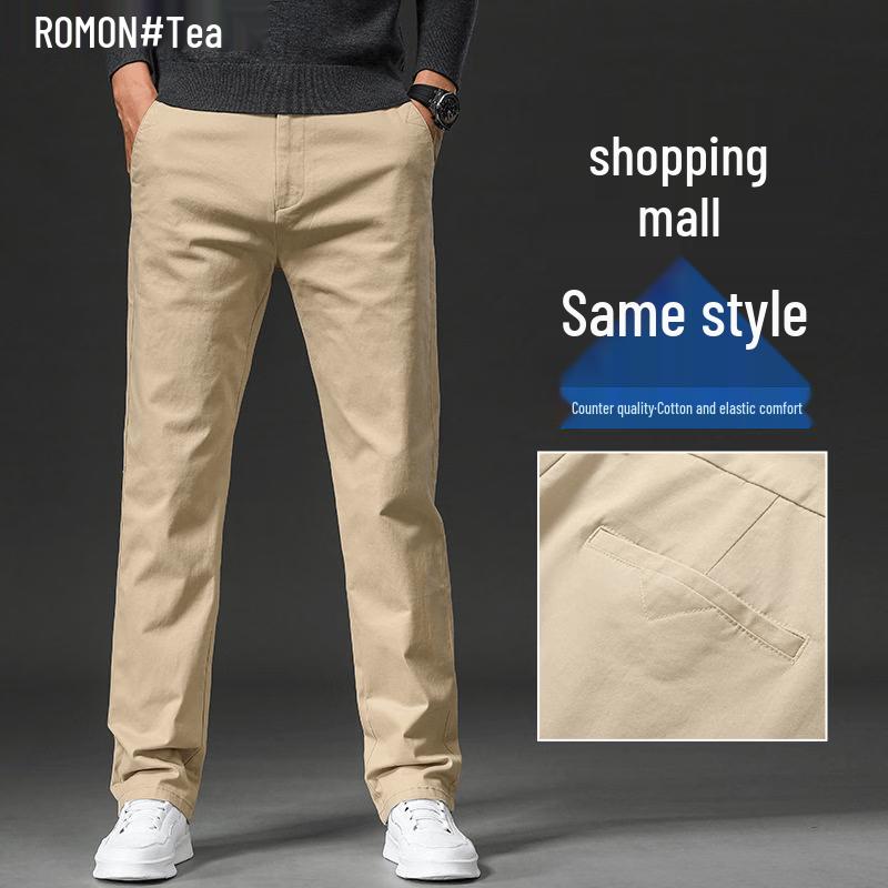 Romon Men s Straight Fit Casual Pants 34