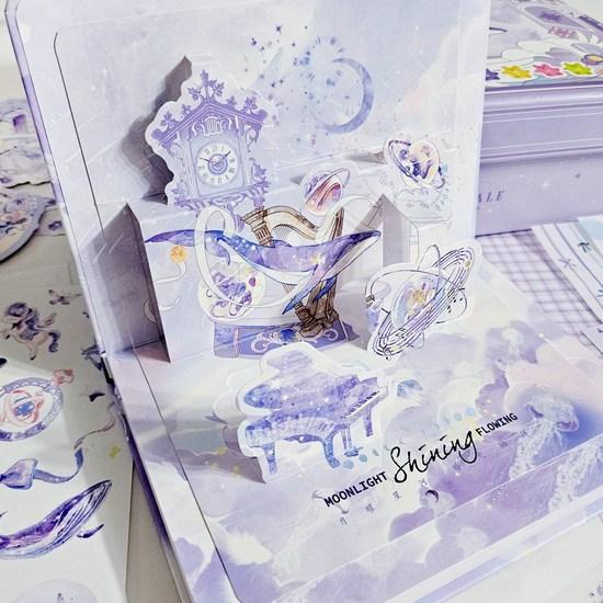 Hayoung's Melody Box Diary Decoration Set, a popular character in Korea