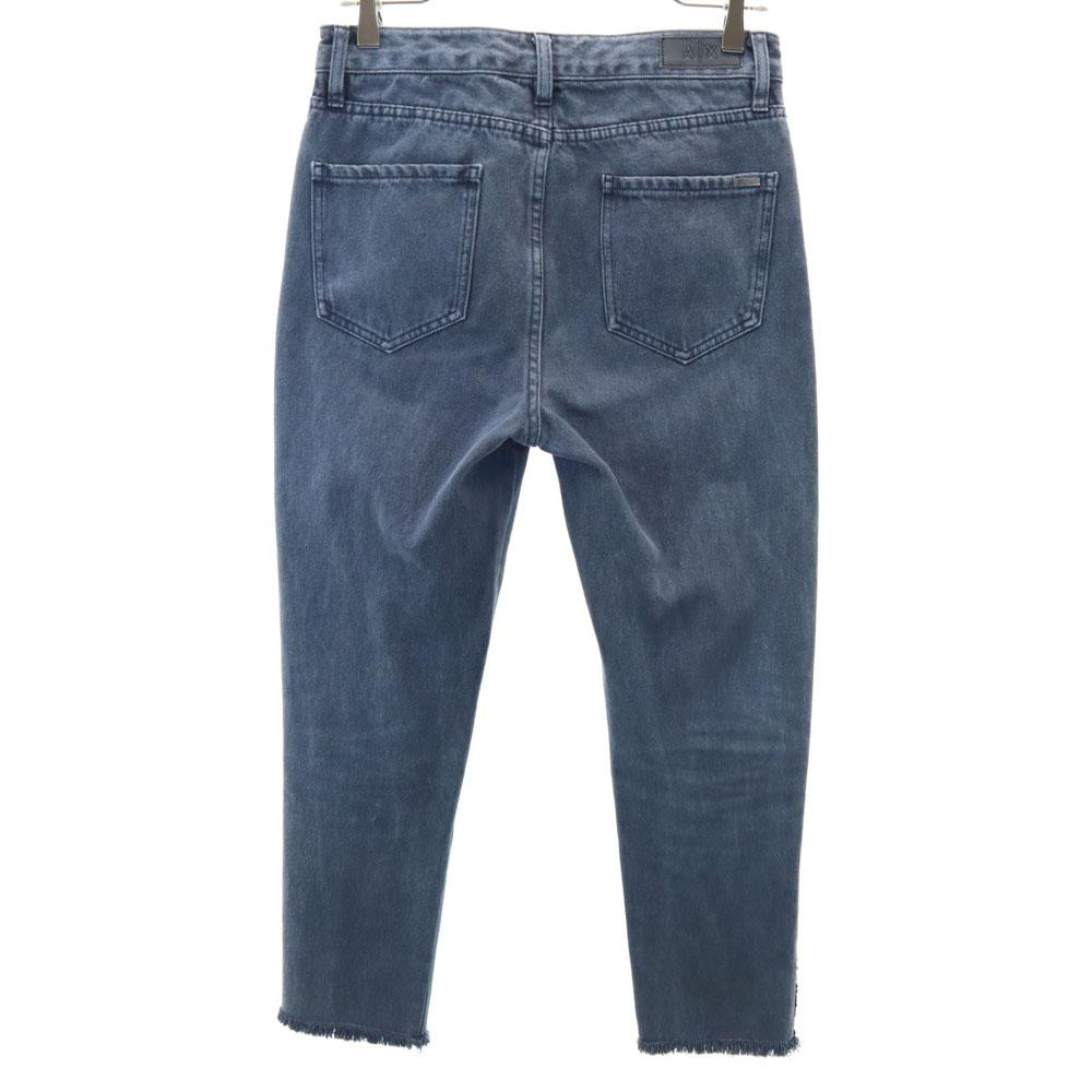 Armani Exchange Pantaloni denim slim 25 Gri Femei Second-hand