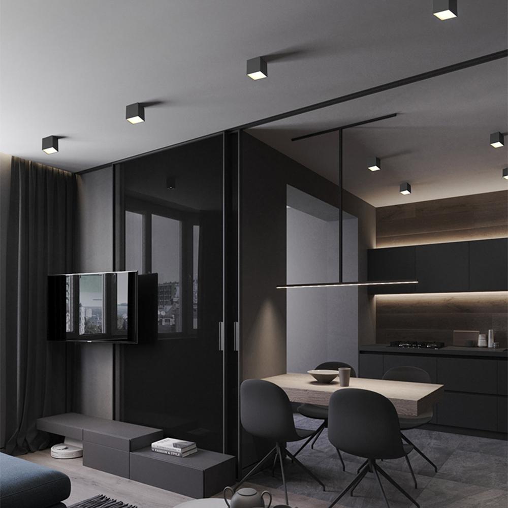 Surface Mounted Downlight 5W/9W/12W LED Spotlight Indoor Home Lighting Aisle Corridor Light Bedroom Living Room Ceiling Light