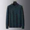 Di Binze Men's Plus Size 100% Merino Wool Crew Neck Sweater