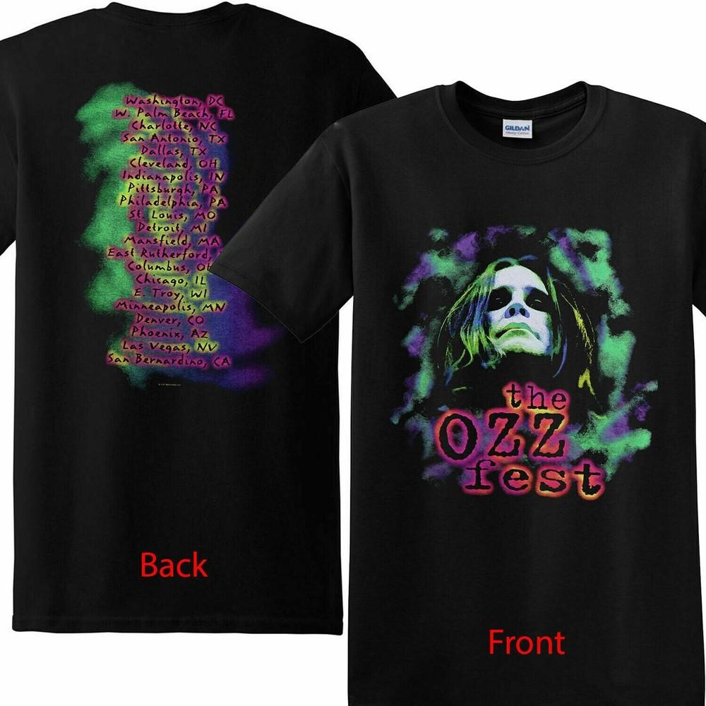 

S015 - Vintage The Ozzfest 96-97 Ozzy Osbourne T- Shirt Unisex T-Shirt XXXXL