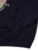 LA MAISON STUDIO Women'S Crop Classic Logo Bearfriends Heavy Terry Sweatshirt Navy (Fcd3Ts706W)