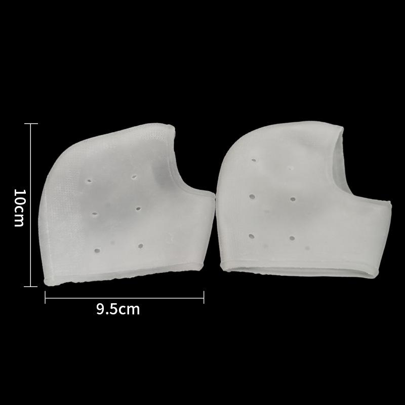 Silicone Heel Cups: Moisturizing, Anti-Cracking, Shock-Absorbing Gel Sock Covers