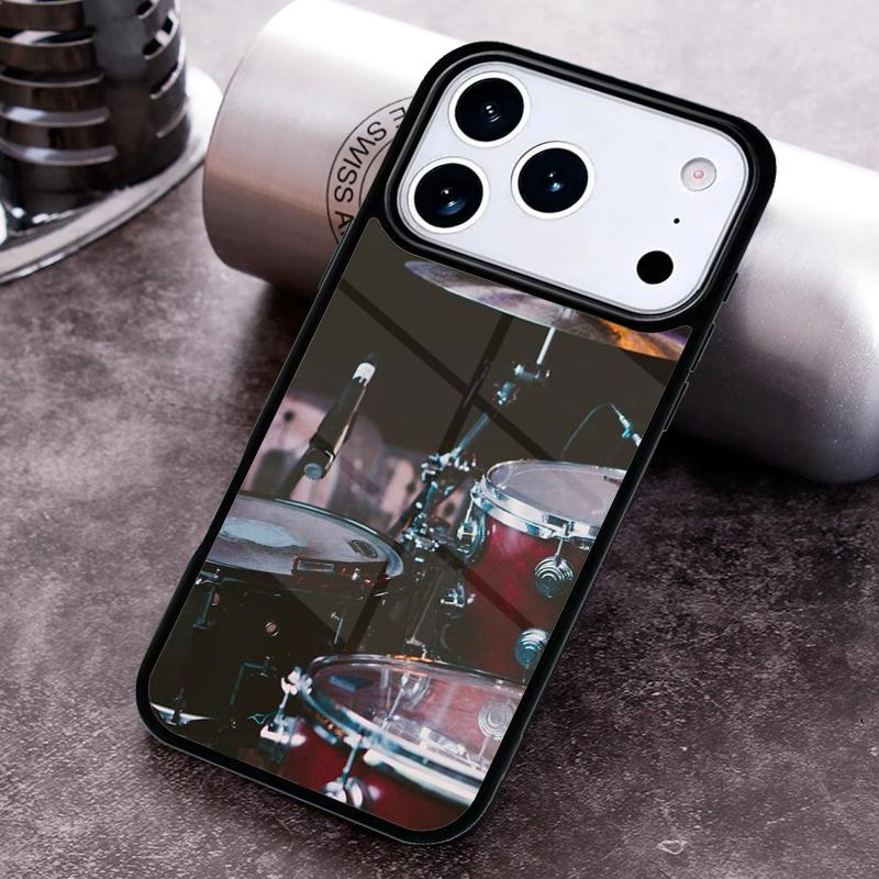 Drummer Playing Drums Phone Case For iPhone 17 16 15 14 13 12 11 Pro Max Plus 17Air Soft Silicone Cover