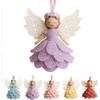 2025 DIY Crochet Angel Ornament Kit – Beginner-Friendly, Christmas Tree Decor, Holiday Gift (#2)