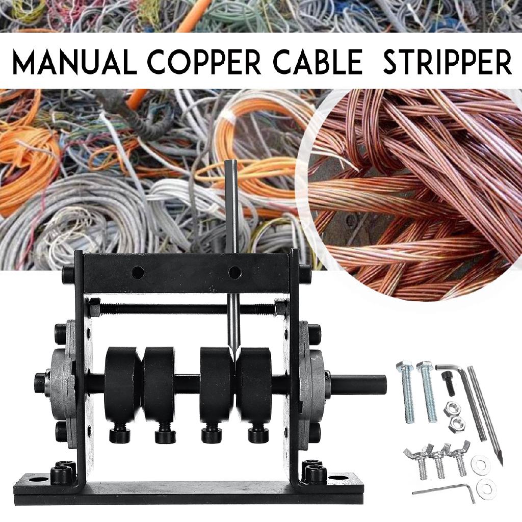 Cable Scrap Recycle Copper Wire Stripper For 1-30mm Wire Manual Wire Cable Stripping Peeling Machine