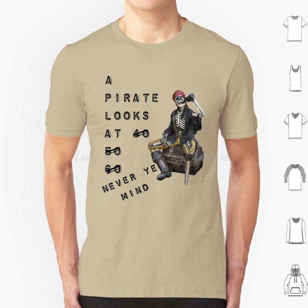 A Pirate Looks At 60 T Shirt 6xl Cotton Cool Tee Jimmy Buffett Beach Parrothead Margaritaville Buffett Parrot Surfing Pirate S