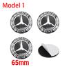 4Pcs 56mm 60mm 65mm Car Wheel Stickers Center Hub Cap Car Emblem Badge Decal For Mercedes Benz AMG W204 W205 W210 W211 W212 W213
