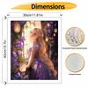 Disney Oil Painting Kit Canvas Floral Princess DIY Home Decor Gift