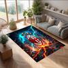 AC Milan Printed Flannel Area Rug Non Slip Soft Polyester Floor Carpet Indoor Decor Mat for Bedroom Living Room Sofa Game Room Home Decoration