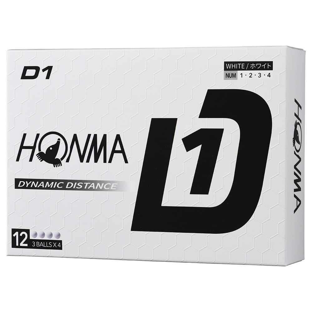 HONMA 2024 Honma D1 BT2401 Wit (1 dozijn 12 stuks)